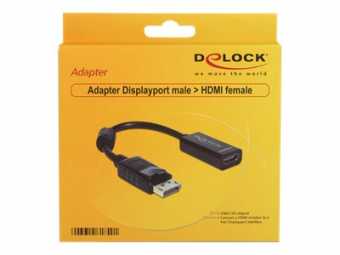 DELOCK DisplayPort männlich zu HDMI weiblich